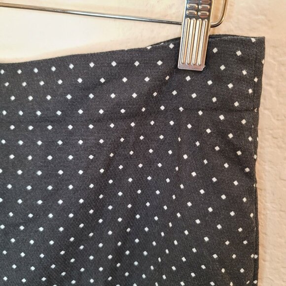 Rafaella Skirt Womens Size 10 Black White Diamond Print Pencil Career Office - Picture 3 of 12